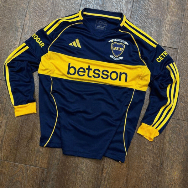 Boca juniors mundial de clubes manga larga .
